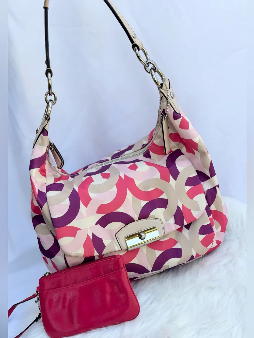 Coach Kristin Hobo Bag & Wristlet